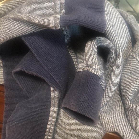 UNDER ARMOUR Men's Rival Fitted Coldgear Pullover Hoodie Midnight Navy - Picture 11 of 11